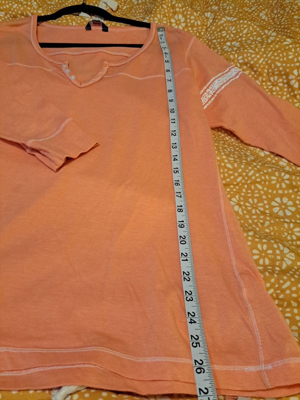 MVM Sport Mango Women's 3/4 Sleeve Top, EUC, size large, not xxl, no size tag